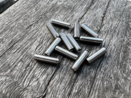 Stainless Hex Oval Point Saddle Screws 10mm (12)