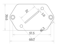 JG Angled Lever Switch Plate